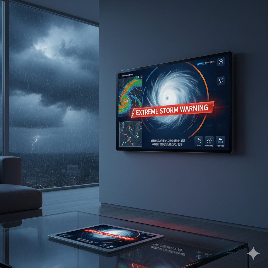 Storm Alert Device with SMS & Email Notifications