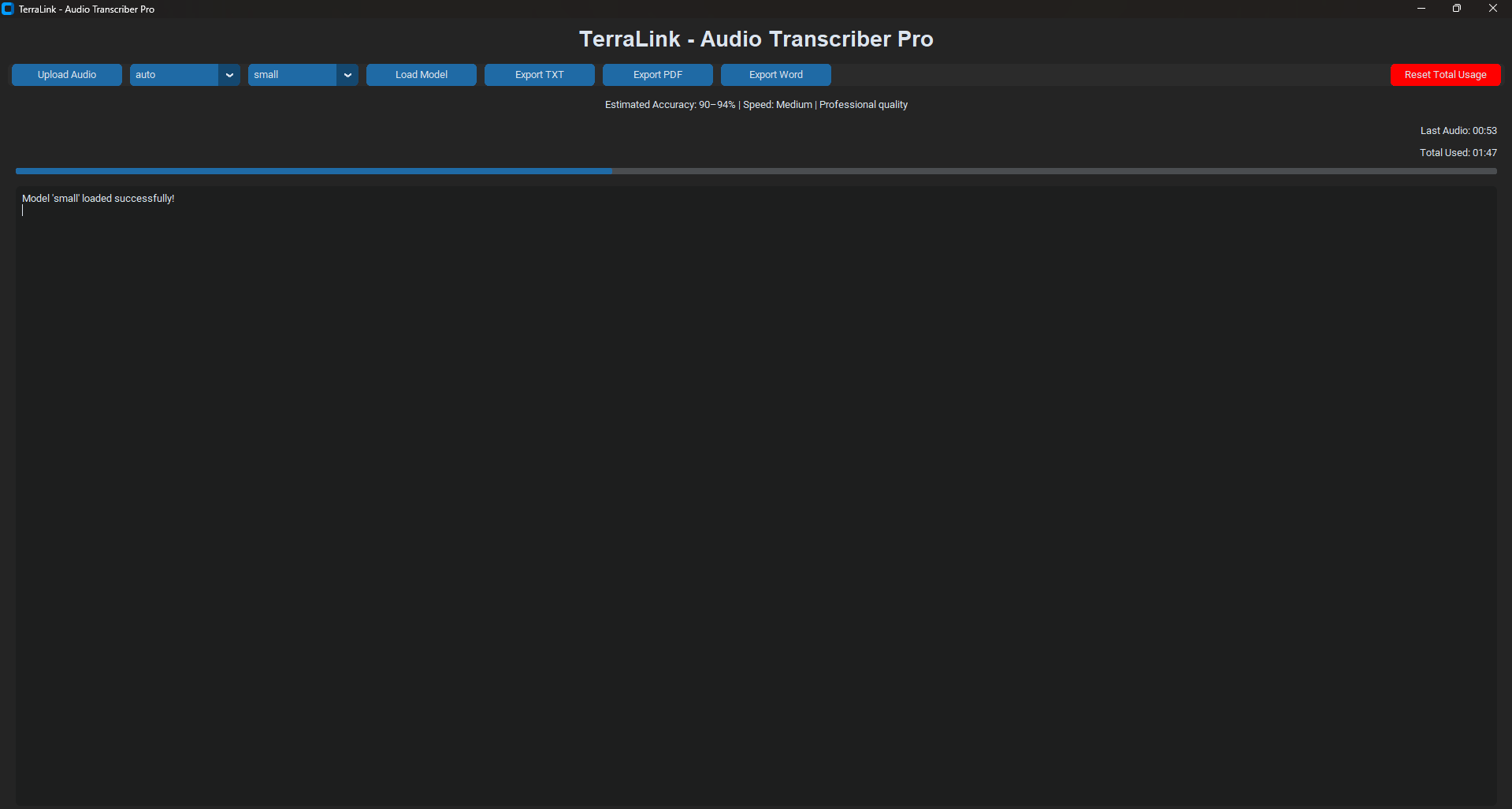 Audio Transcriber Pro Screenshot 2026 02 23 232305